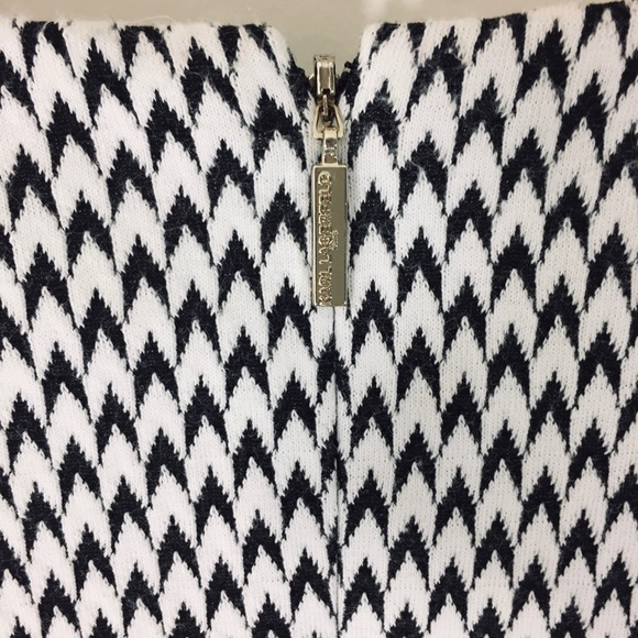 Karl Lagerfeld Paris Chevron Check Sheath Dress SZ 8 - Picture 7 of 8